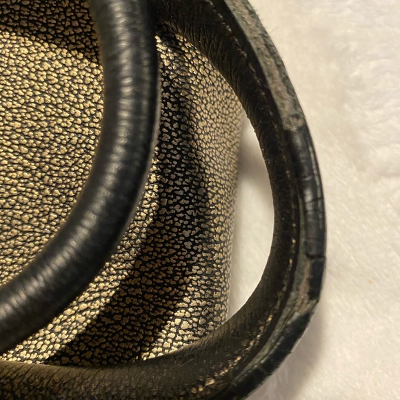 Coach Rhyder gold metallic leather satchel - Picture 3 of 16